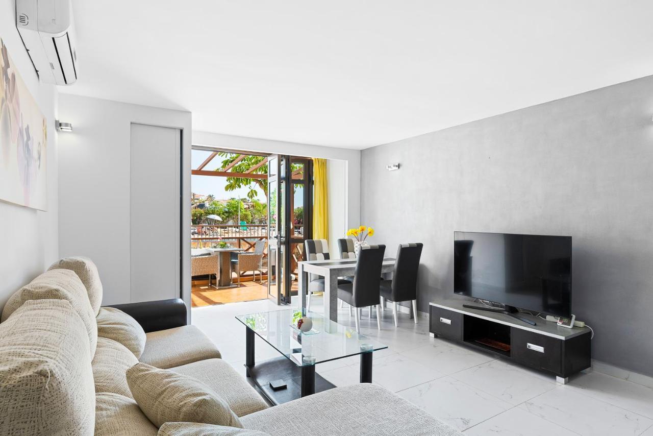 Neptuno Pool And Beach Private Access Puerto de Santiago  Luaran gambar
